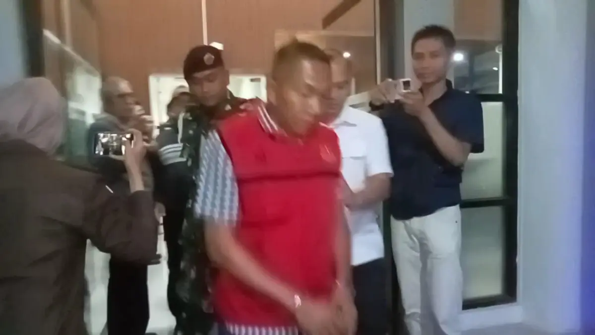 Salah satu tersangka RN dari eksternal SMaN 7