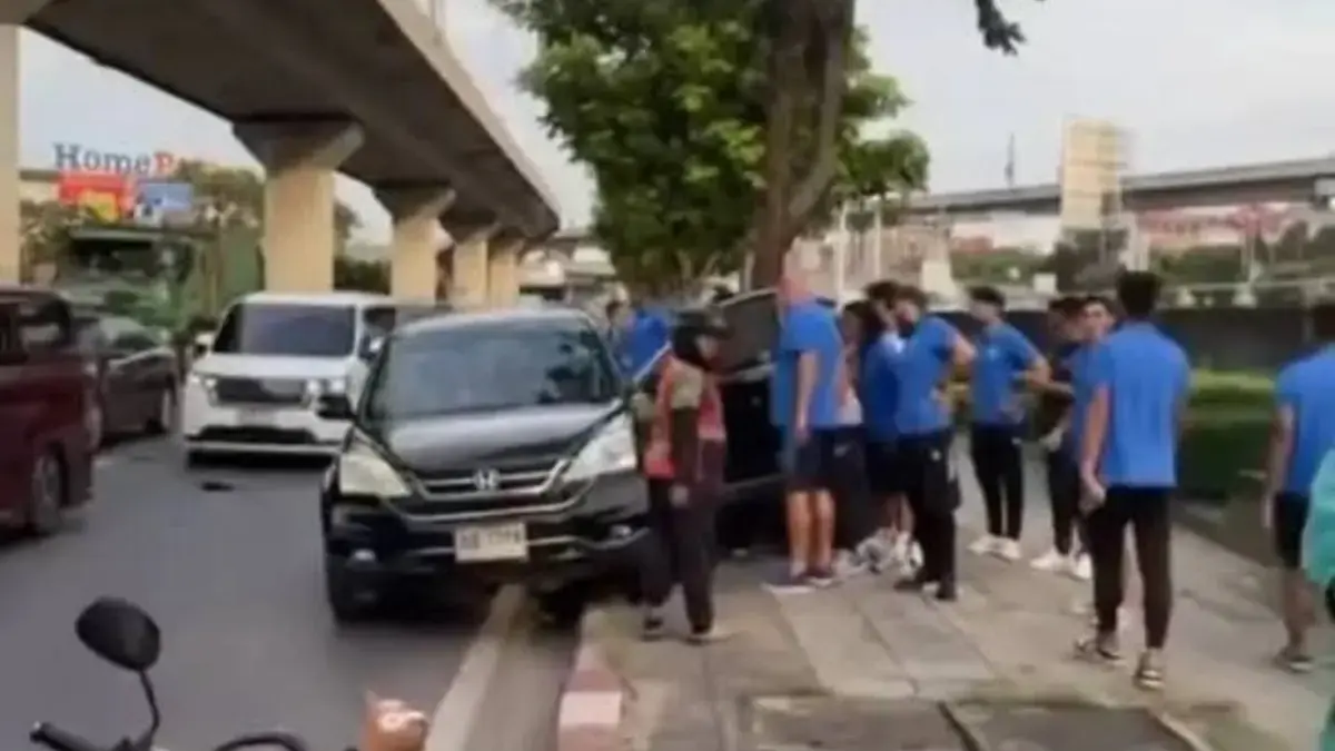 Bus pemain Persib kecelakan di Thailand