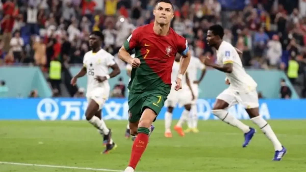 Selebrasi gagal Cristiano Ronaldo