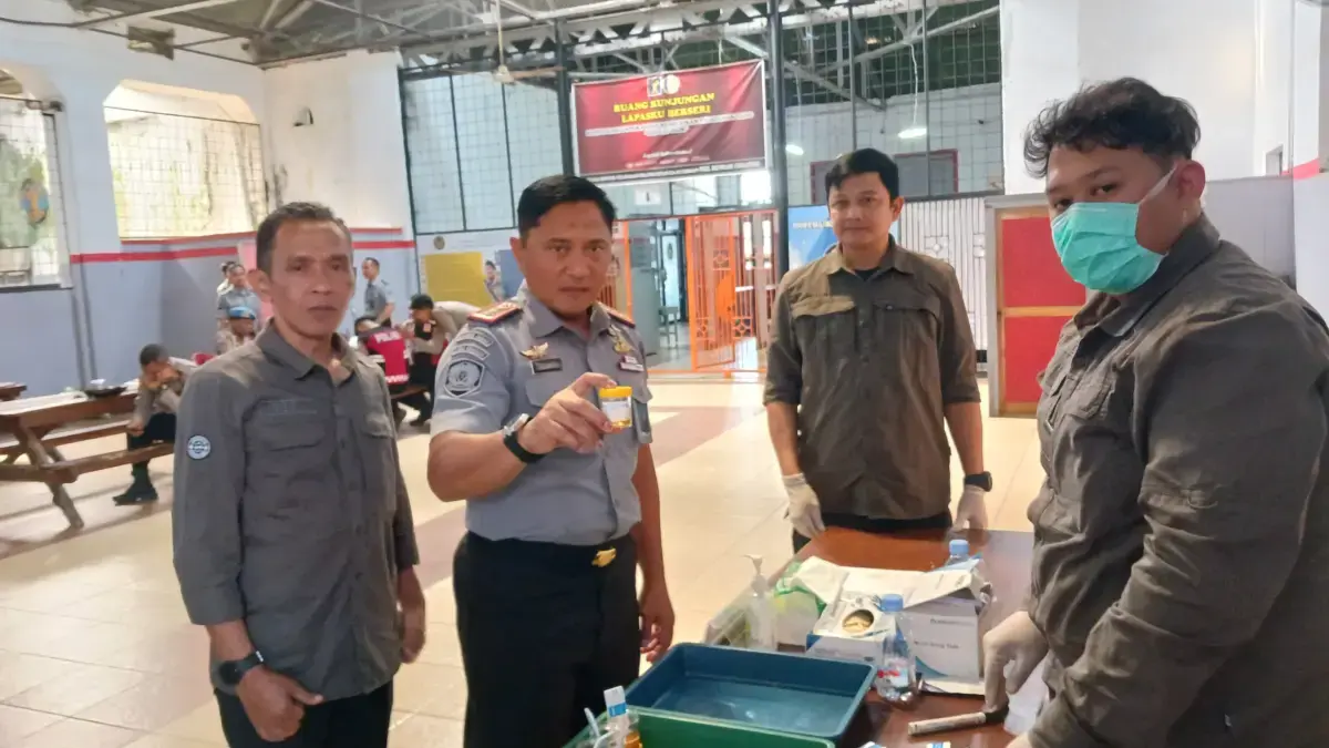 tes urine massal lapas kelas 2a kuningan