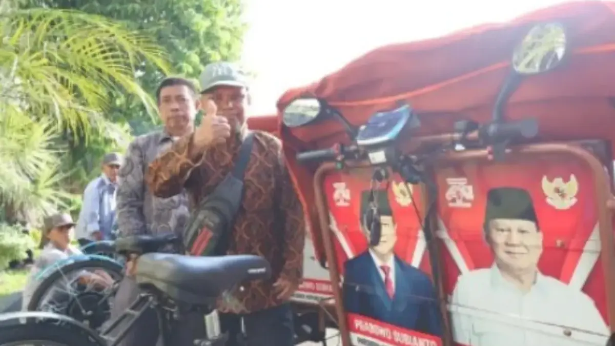 becak listrik gratis