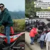 desta tabrak motor warga saat touring/foto:tribunnews.com