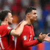 Diogo Jota dan C Ronaldo saat bersama-sama membela Timnas Portugal