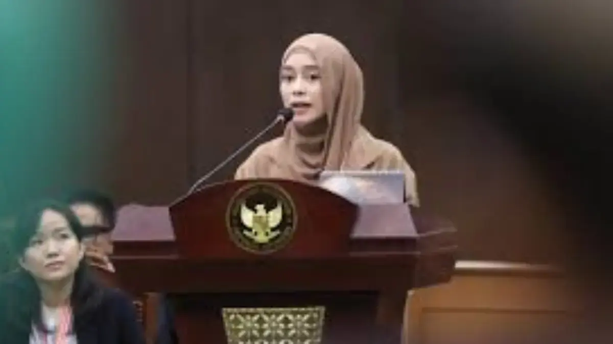 lesti kejora kasus hak cipta/foto:tangkapan layar radarcirebontv
