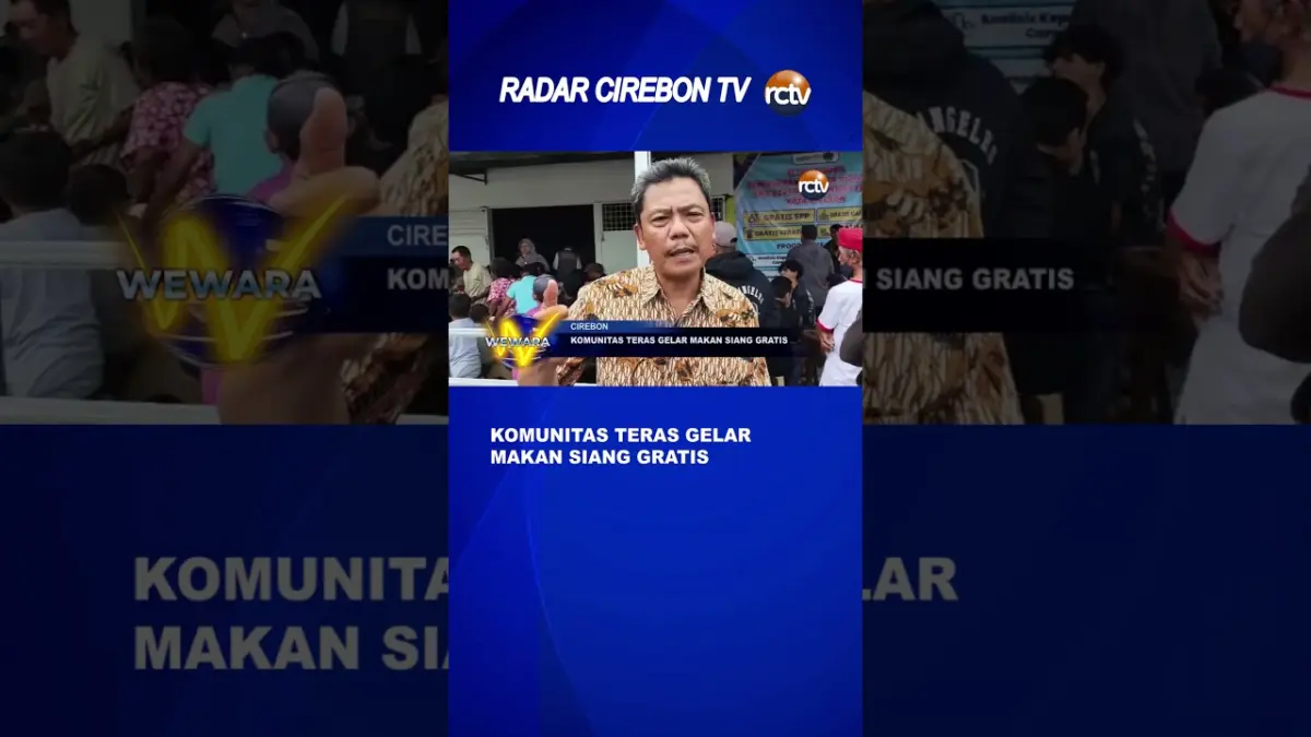 Komunitas Teras Gelar Makan Siang Gratis