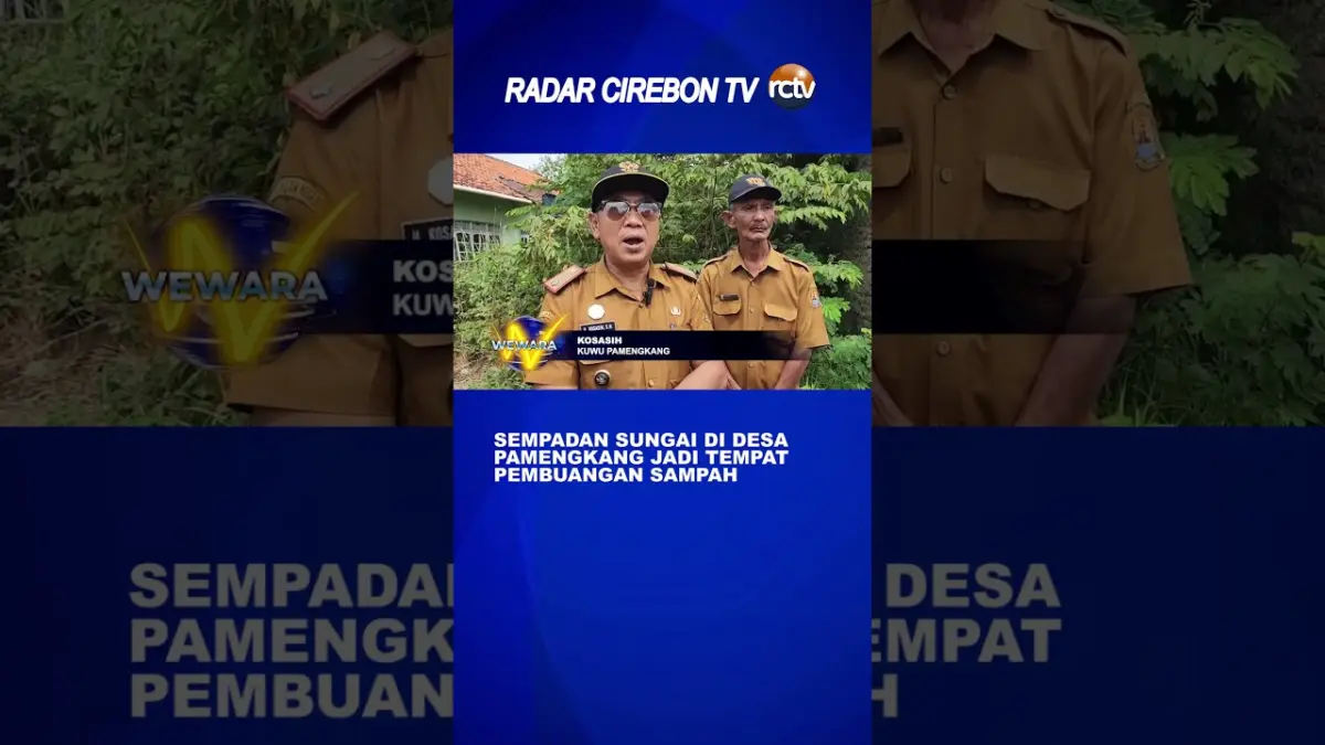 Sempadan Sungai Di Desa Pamengkang Jadi Tempat Pembuangan Sampah