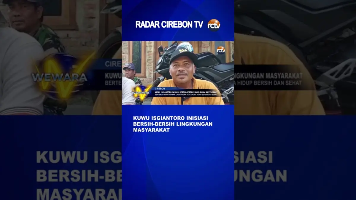 Kuwu Isgiantoro Inisiasi Bersih-Bersih Lingkungan Masyarakat