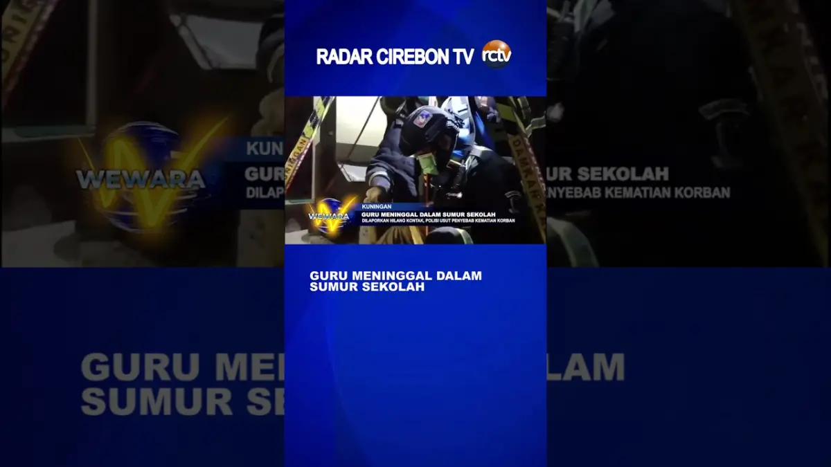 Guru Meninggal Dalam Sumur Sekolah