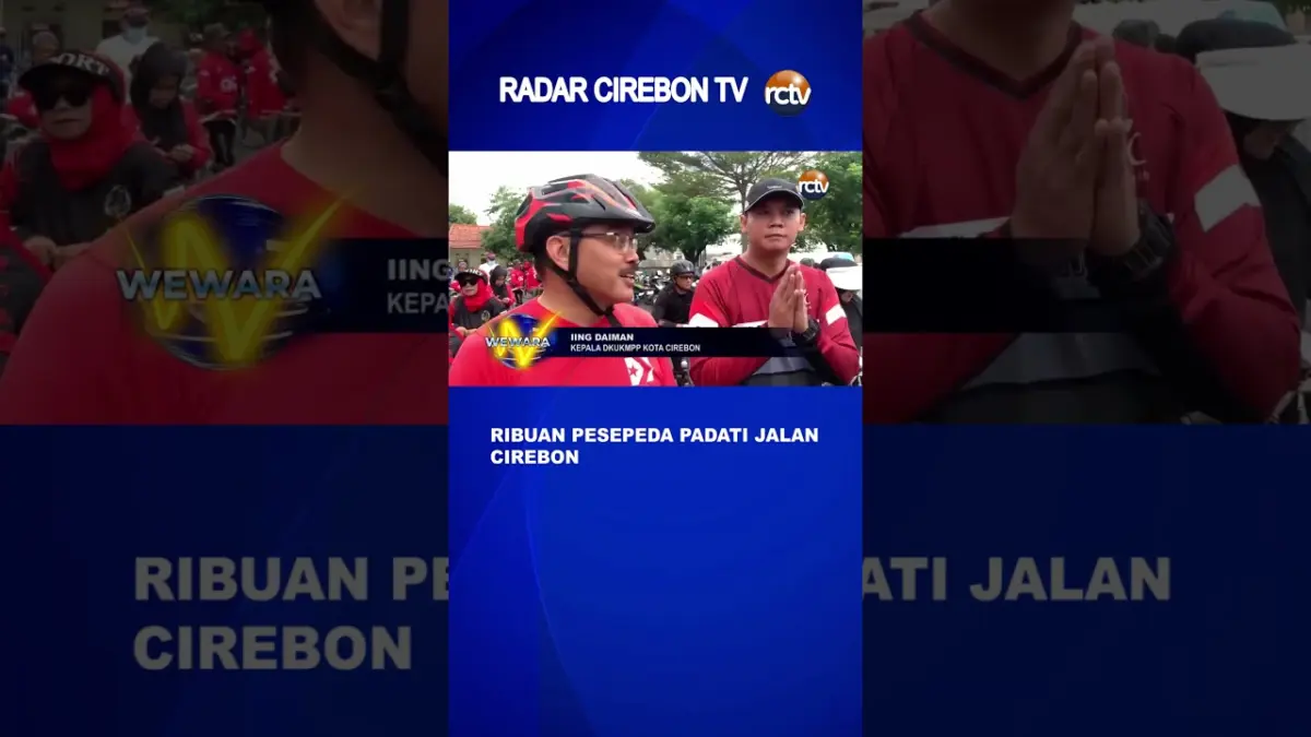 Ribuan Pesepeda Padati Jalan Cirebon