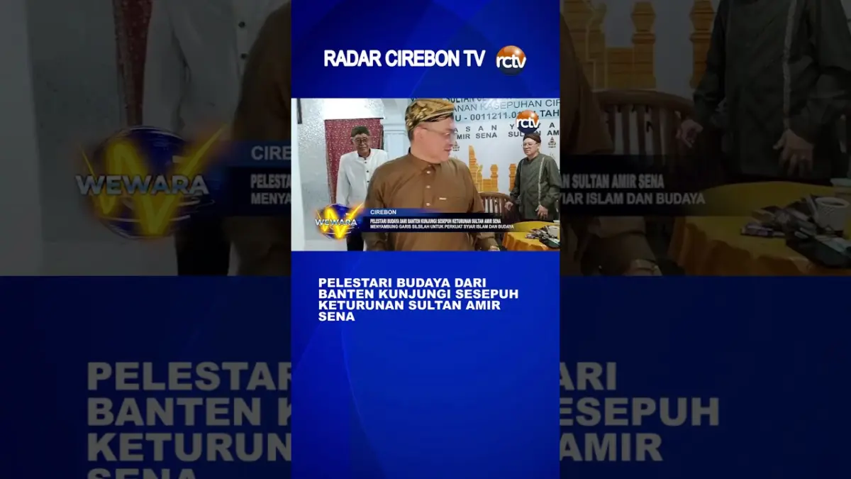 Pelestari Budaya Dari Banten Kunjungi Sesepuh Keturunan Sultan Amir Sena