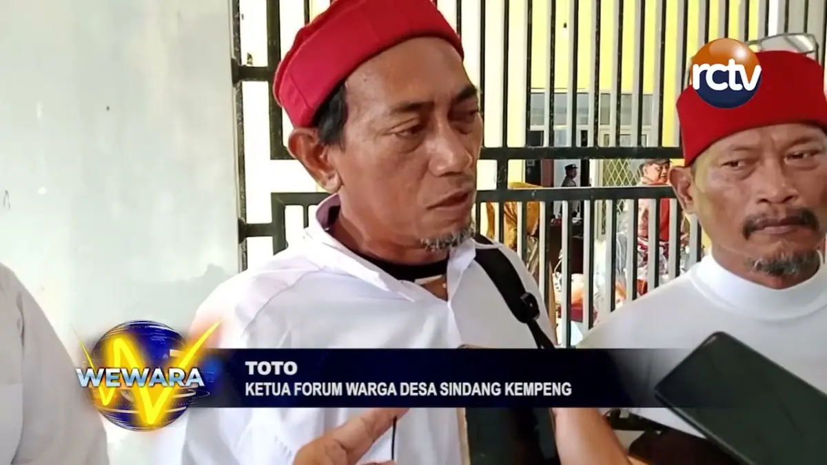 Masyarakat Sindang Kempeng Demo Kuwu