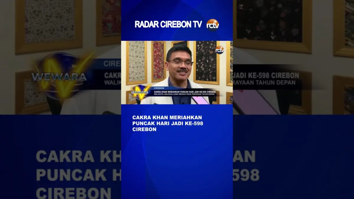 Cakra Khan Meriahkan Puncak Hari Jadi Ke-598 Cirebon