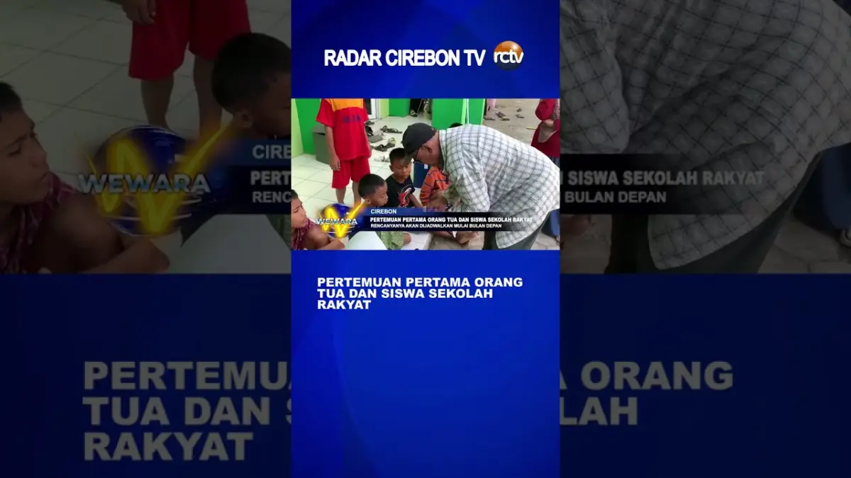 Pertemuan Pertama Orang Tua Dan Siswa Sekolah Rakyat