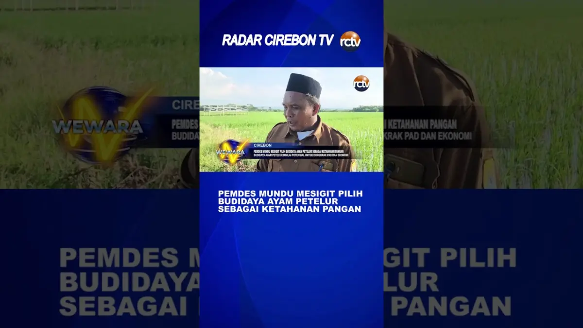 Pemdes Mundu Mesigit Pilih Budidaya Ayam Petelur Sebagai Ketahanan Pangan