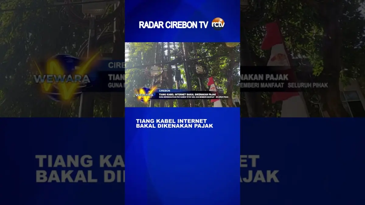 Tiang Kabel Internet Bakal Dikenakan Pajak