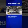Sepeda Motor Hangus Terbakar Di SPBU