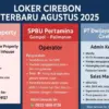 Info Loker Cirebon Terbaru Agustus 2025: Analisa Property, SPBU Pertamina, hingga PT Dwijaya Bersama