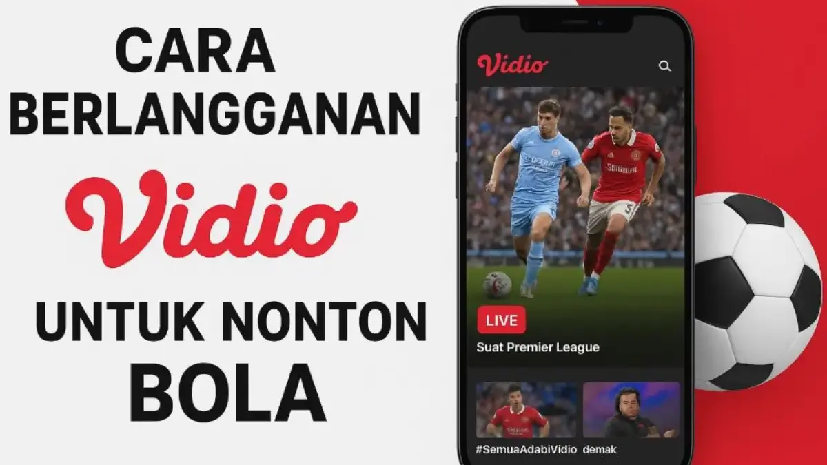 Cara Nonton Live Streaming Bola Liga Inggris Hingga Liga Champions 2025-2026