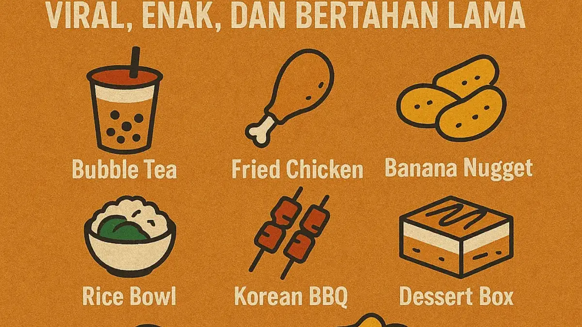 7 Rekomendasi Bisnis Makanan Kekinian Viral, Enak, dan Bertahan Lama