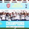 Tottenham saat mengalahkan Arsenal