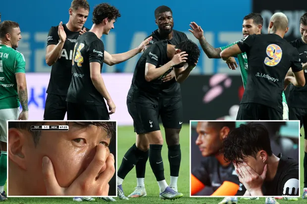 Usai Laga Melawan Newcastle Pemain Tottenham Son Heung Min menangis, Ini Alasannya