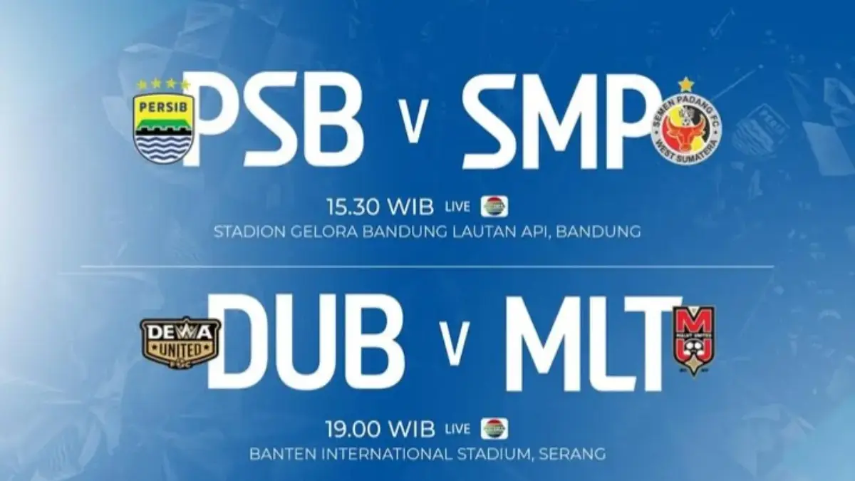 Jadwal Pertanding BRI Super League Hari Ini