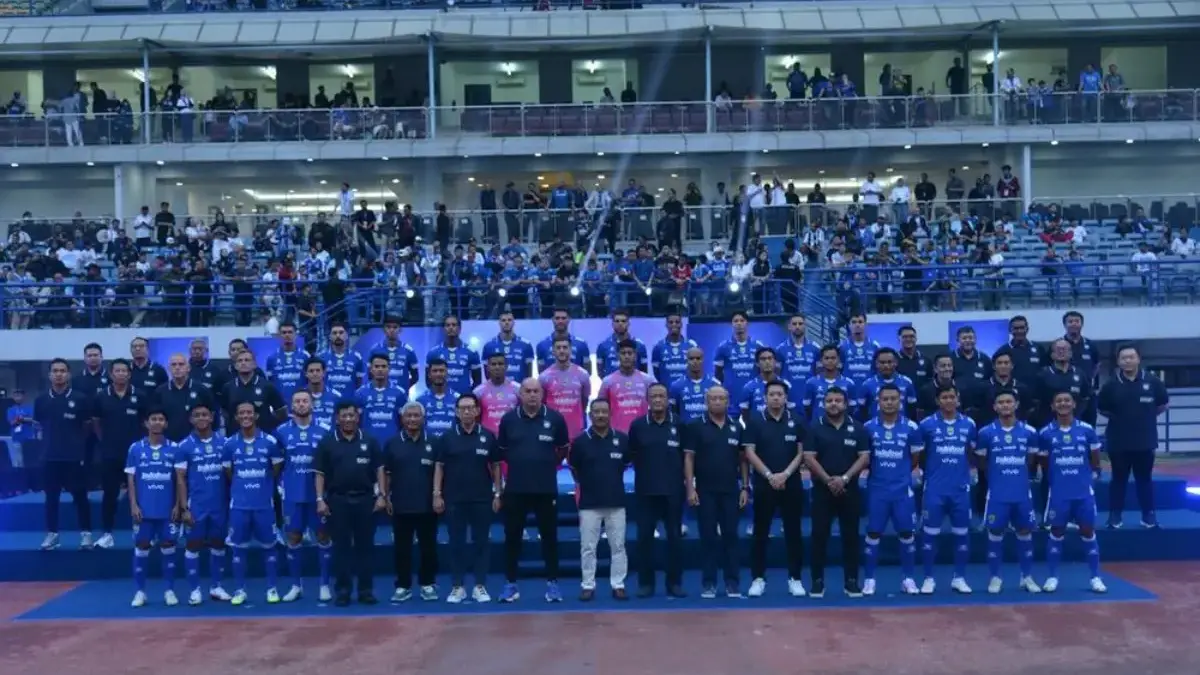 PERSIB Resmi Rilis Skuad Lengkap Musim 2025/26, Siap Tancap Gas di Liga Super dan AFC Champions League 2