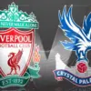 Logo Liverpool FC dan Crystal Palace FC menjelang laga Community Shield 2025.