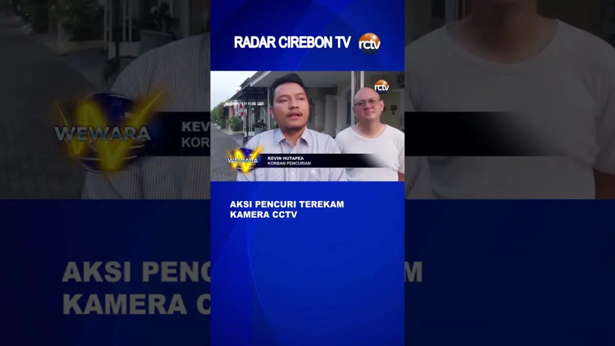 Aksi Pencuri Terekam Kamera CCTV