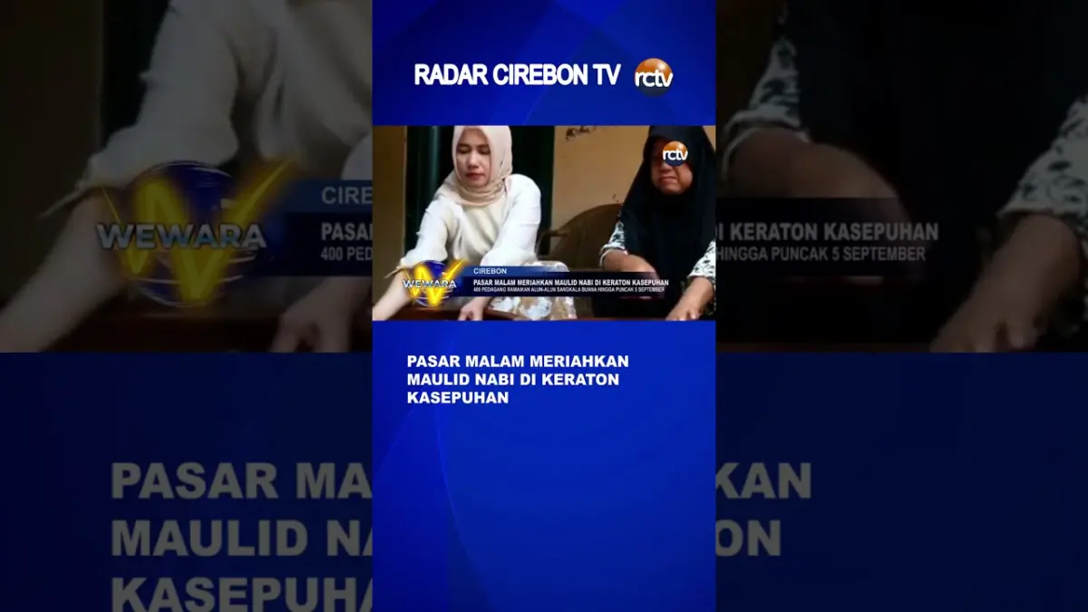 Pasar Malam Meriahkan Maulid Nabi Di Keraton Kasepuhan