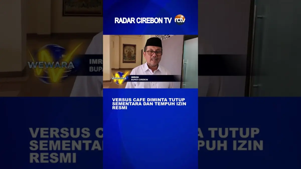 Versus Cafe Diminta Tutup Sementara Dan Tempuh Izin Resmi