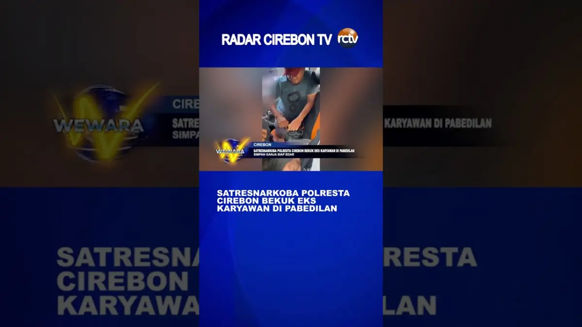 Satresnarkoba Polresta Cirebon Bekuk Eks Karyawan Di Pabedilan