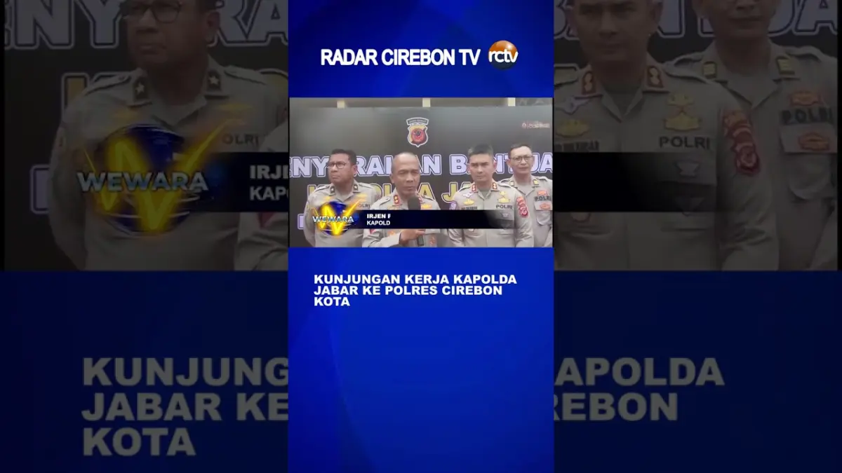 Kunjungan Kerja Kapolda Jabar Ke Polres Cirebon Kota