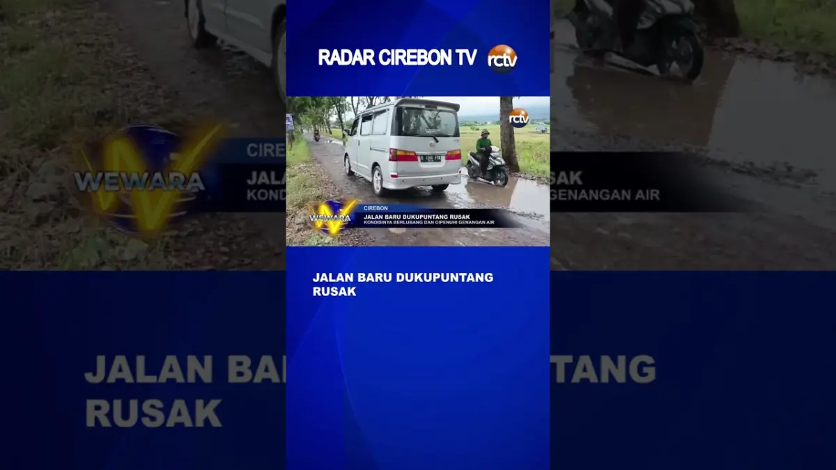 Jalan Baru Dukupuntang Rusak