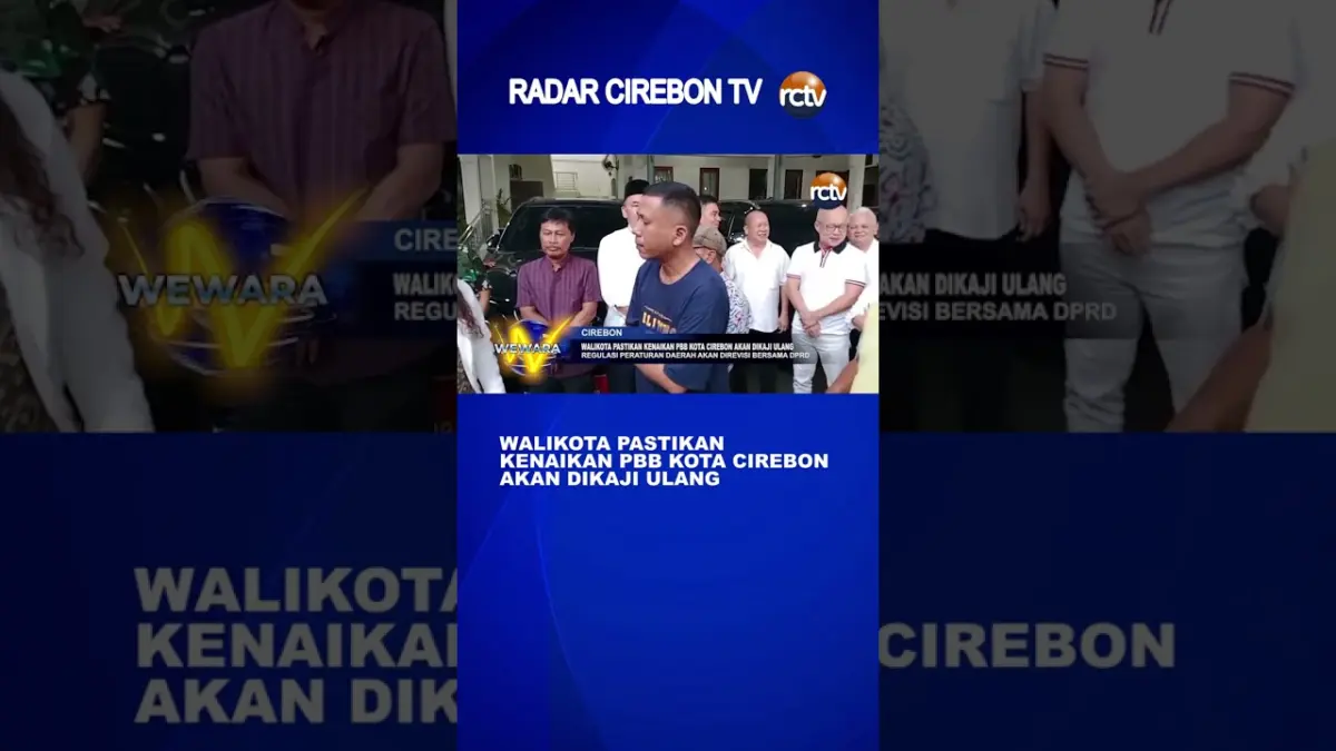 Walikota Pastikan Kenaikan PBB Kota Cirebon Akan Dikaji Ulang