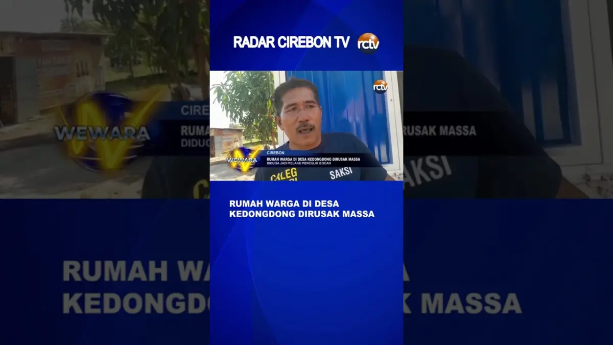 Rumah Warga Di Desa Kedongdong Dirusak Massa