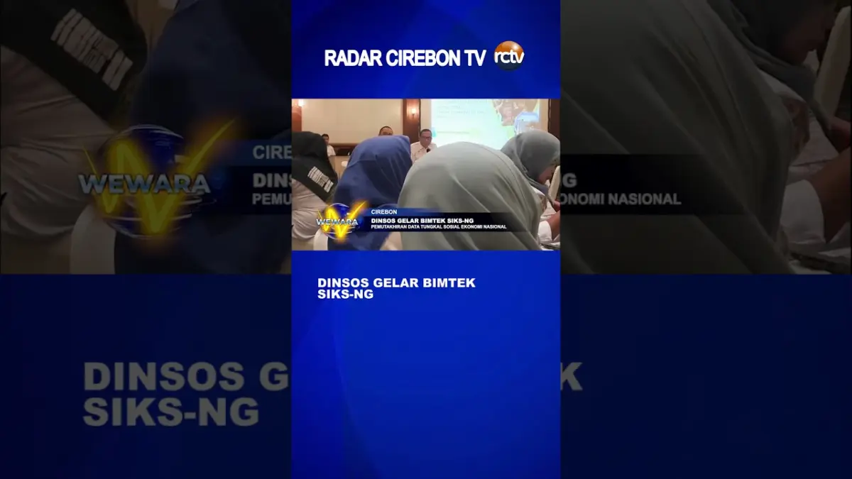 Dinsos Gelar Bimtek SIKS-NG