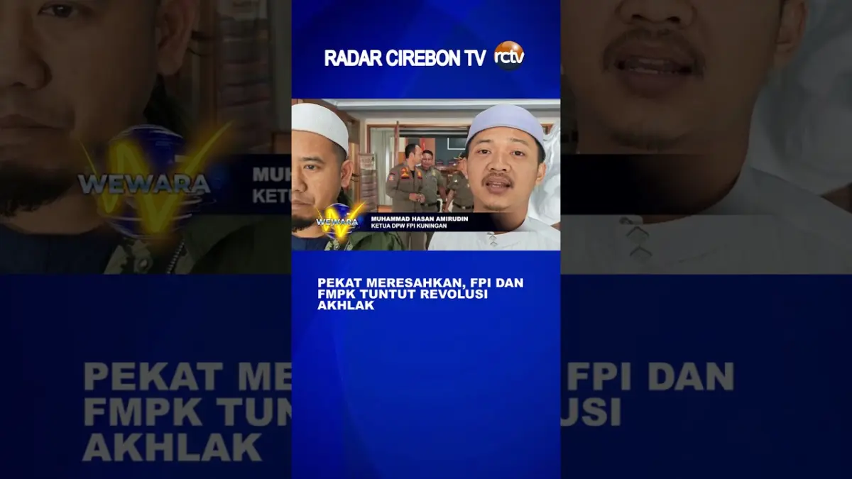 Pekat Meresahkan, FPI Dan FMPK Tuntut Revolusi Akhlak