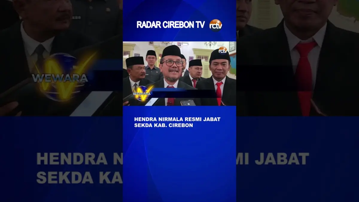 Hendra Nirmala Resmi Jabat Sekda Kab. Cirebon