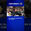 Polisi Olah TKP Gedung DPRD Kab. Cirebon