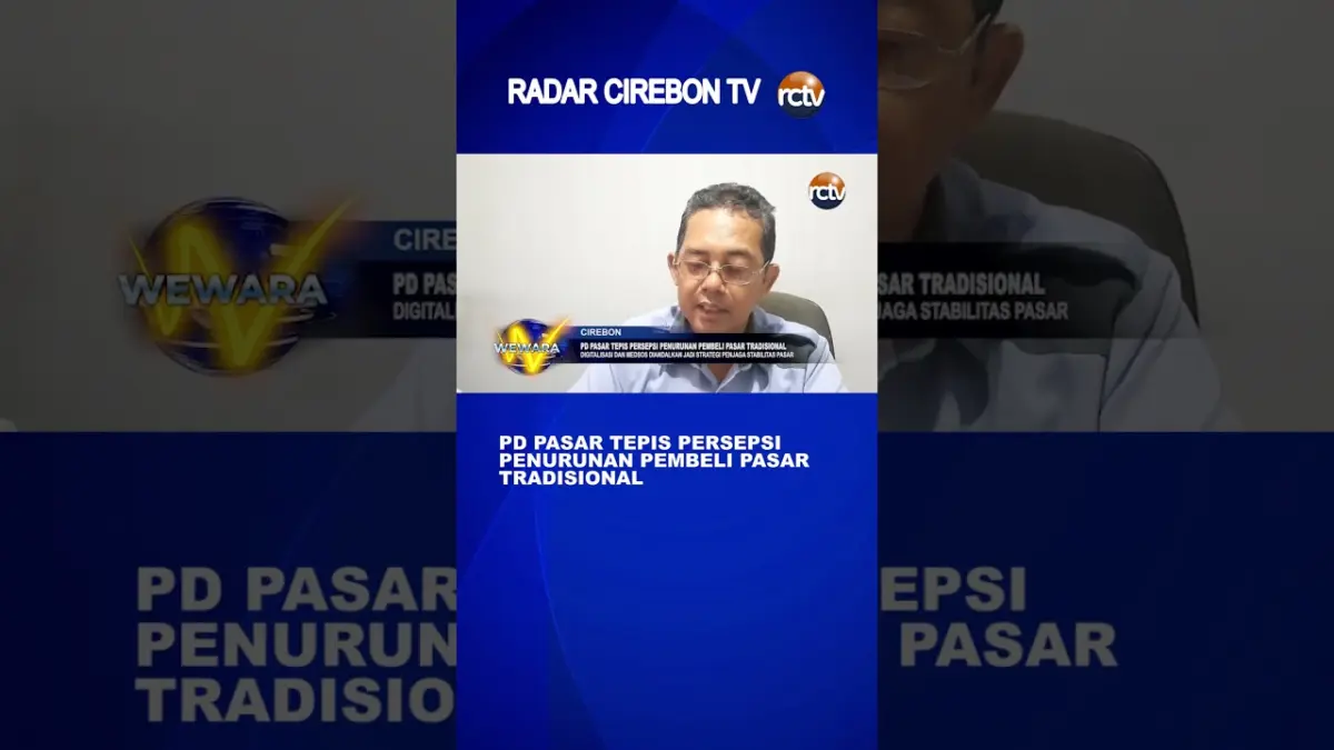 PD Pasar Tepis Persepsi Penurunan Pembeli Pasar Tradisional