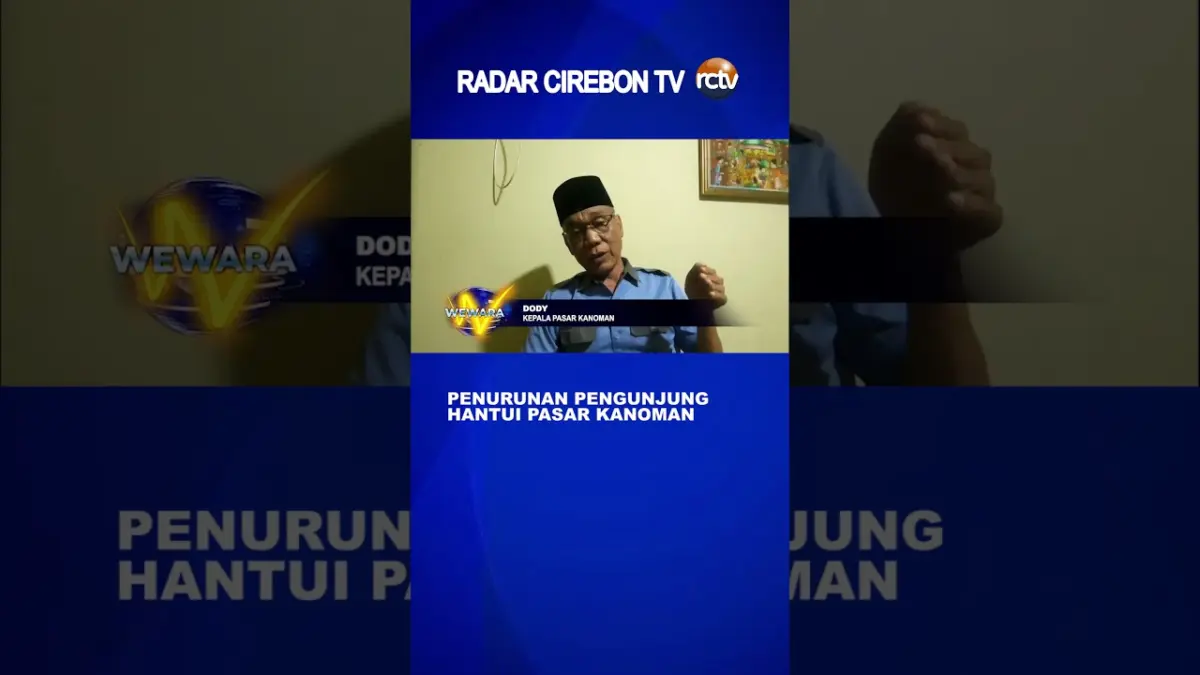 Penurunan Pengunjung Hantui Pasar Kanoman