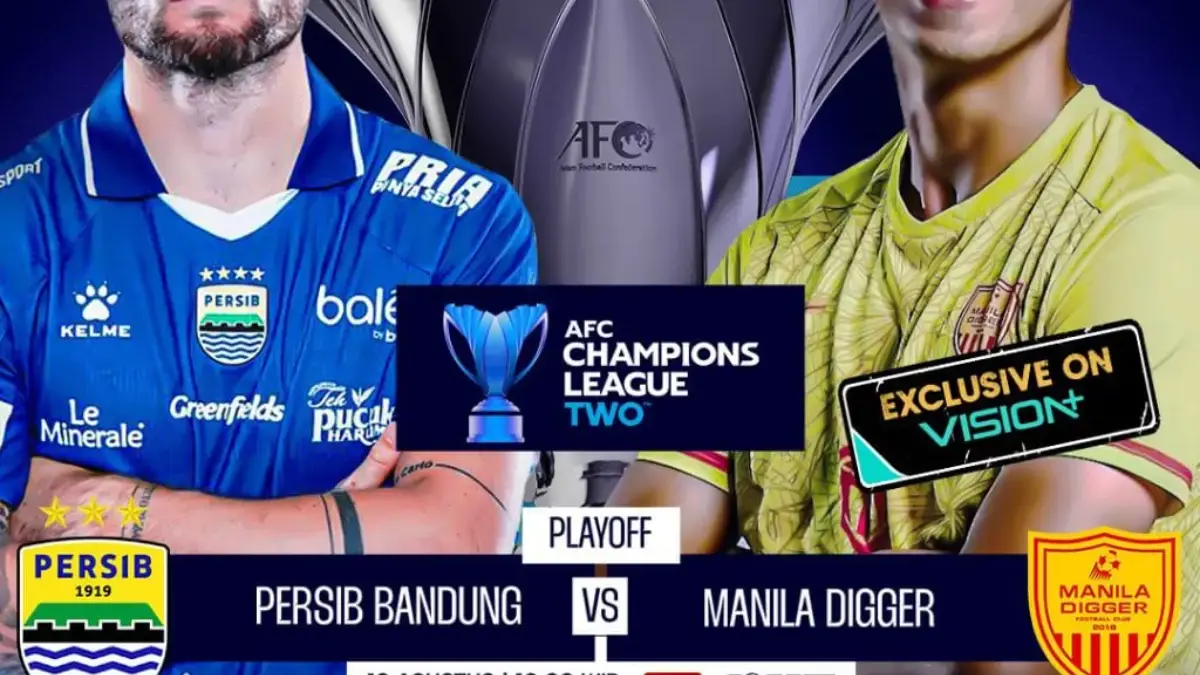 Persib Bandung vs Manila Digger di AFC Champions League Two 2025, tayang eksklusif di Vision+