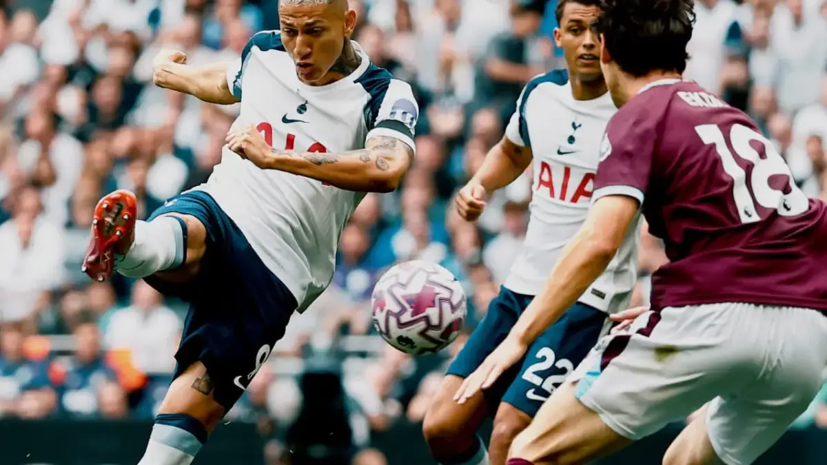 Richarlison mencetak 2 gol spektakuler untuk Tottenham melawan Burnley di Premier League 2025/26.