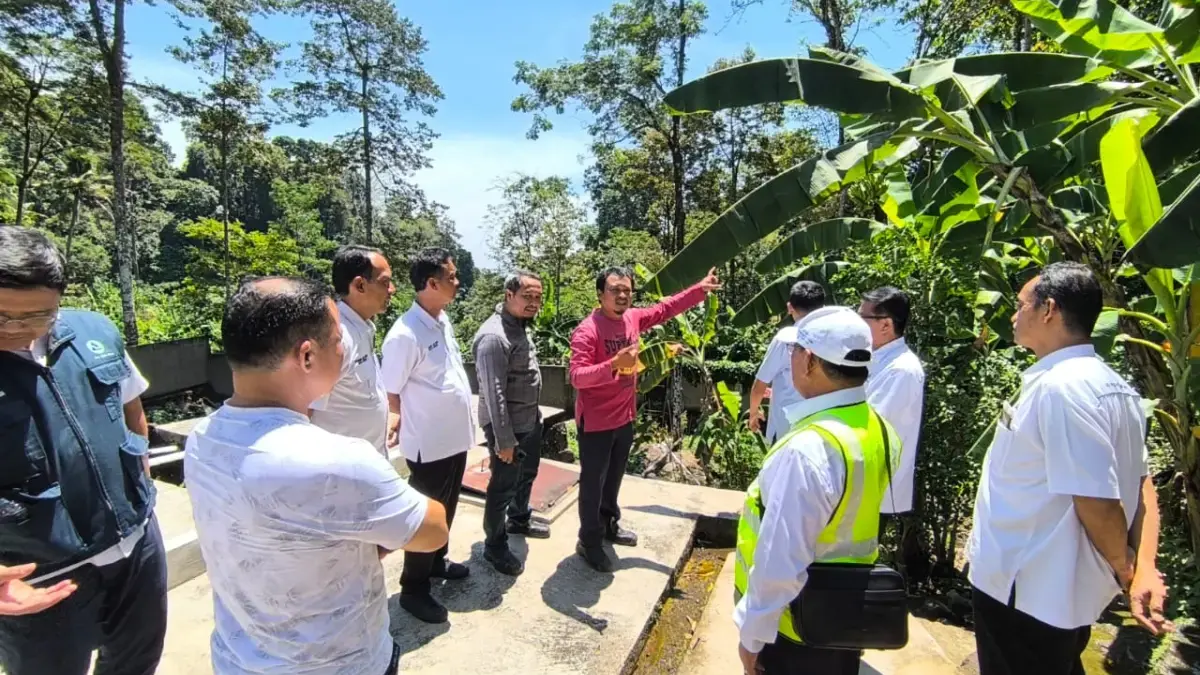 perumda tirta giri nata survey sumber air baru
