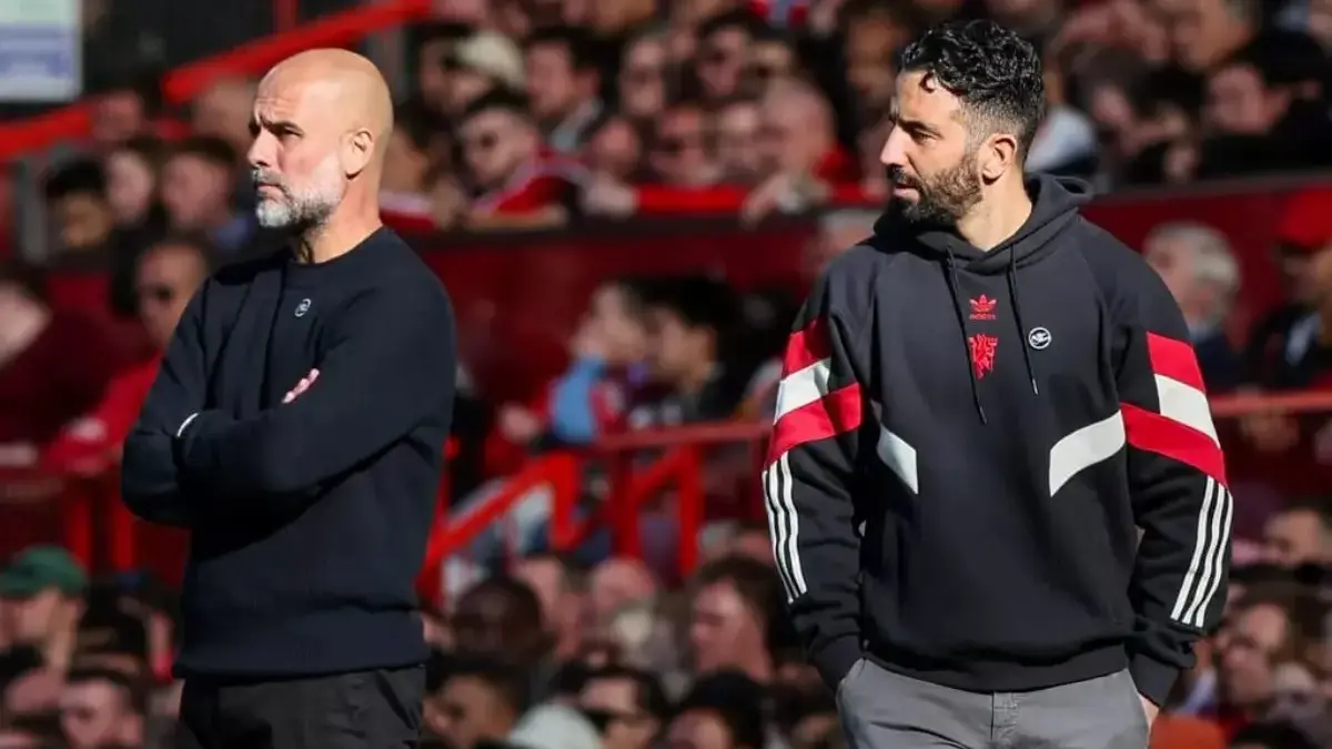 Pep Guardiola dan Ruben Amorim