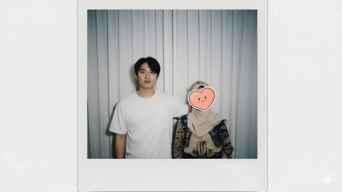 Hasil polaroid di Gemini Ai
