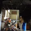 kondisi gedung dprd cirebon usai demo. Foto: tangkapan layar depan radarcirebon.id
