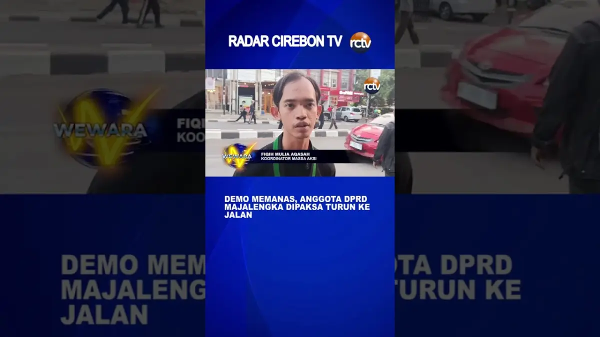 Demo Memanas, Anggota DPRD Majalengka Dipaksa Turun Ke Jalan