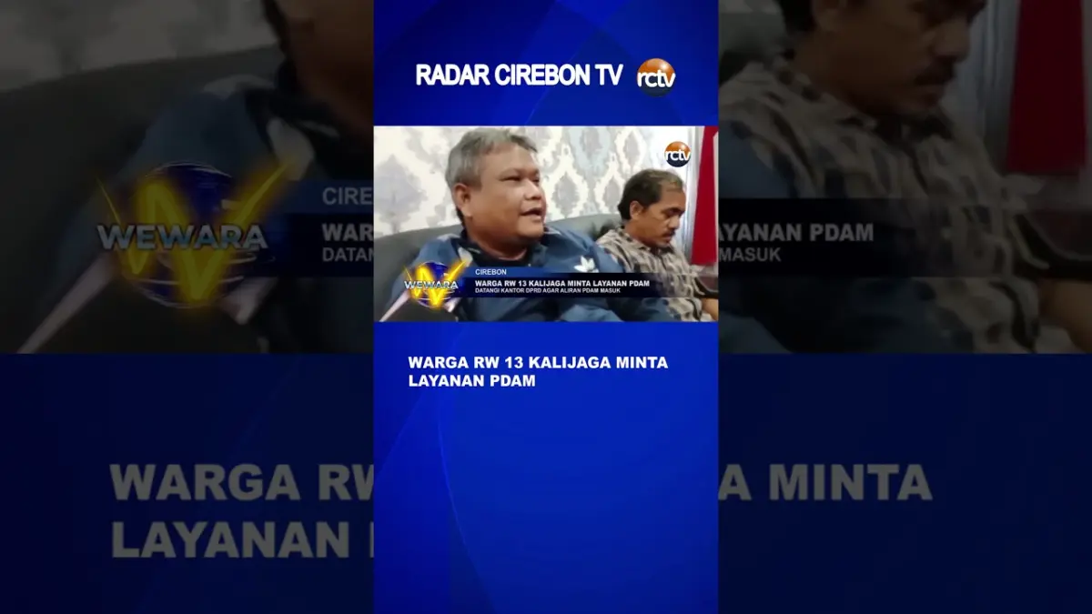 Warga RW 13 Kalijaga Minta Layanan PDAM